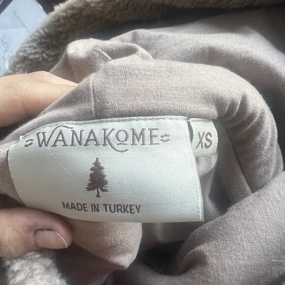 Wanakome Fay Sherpa Pullover Cocoa Size small - Picture 6 of 6